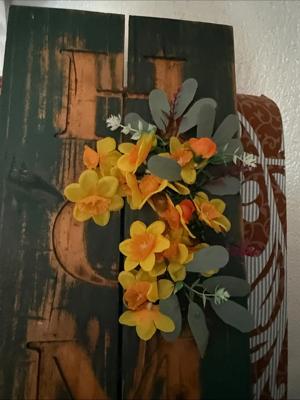 Homemade rustic wooden
